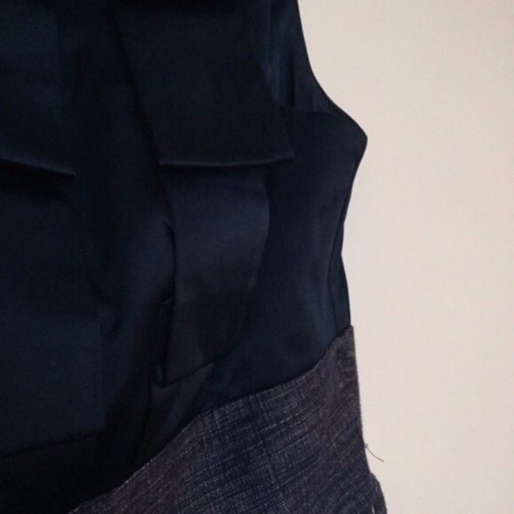 Teeze Me Navy and Tweed Shift Dress - Picture 5 of 5